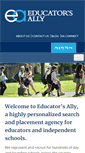 Mobile Screenshot of educatorsally.com